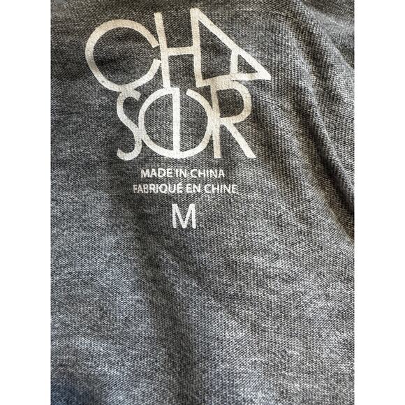 Chaser Heart Graphic Backless Open Back Tee Size M - Picture 4 of 6